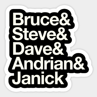 Maiden Names Sticker